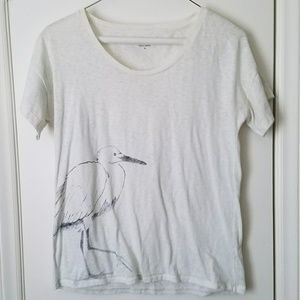 J Crew egret t shirt